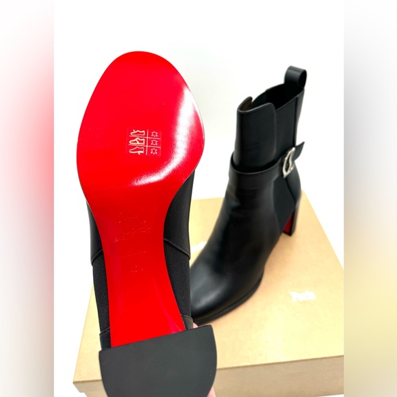 Christian Louboutin Leather 70 Chelsea Booties - Picture 5 of 8